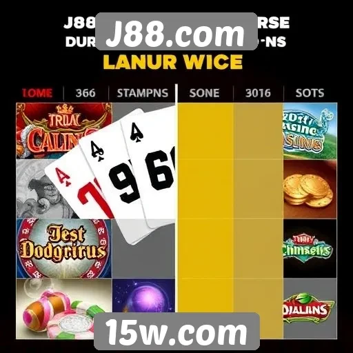 Comparativo de jogos populares no J88.com